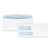 Double Window - #9 - 3 7/8" Width x 8 7/8" Length - 24 lb - Gummed - White - Wove - 500 / Box