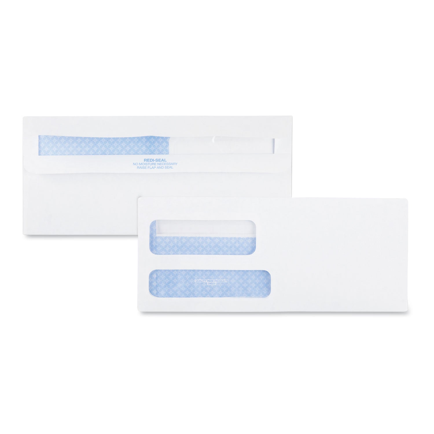 Double Window - #9 - 3 7/8" Width x 8 7/8" Length - 24 lb - Self-sealing - White - Wove - 500 / Box