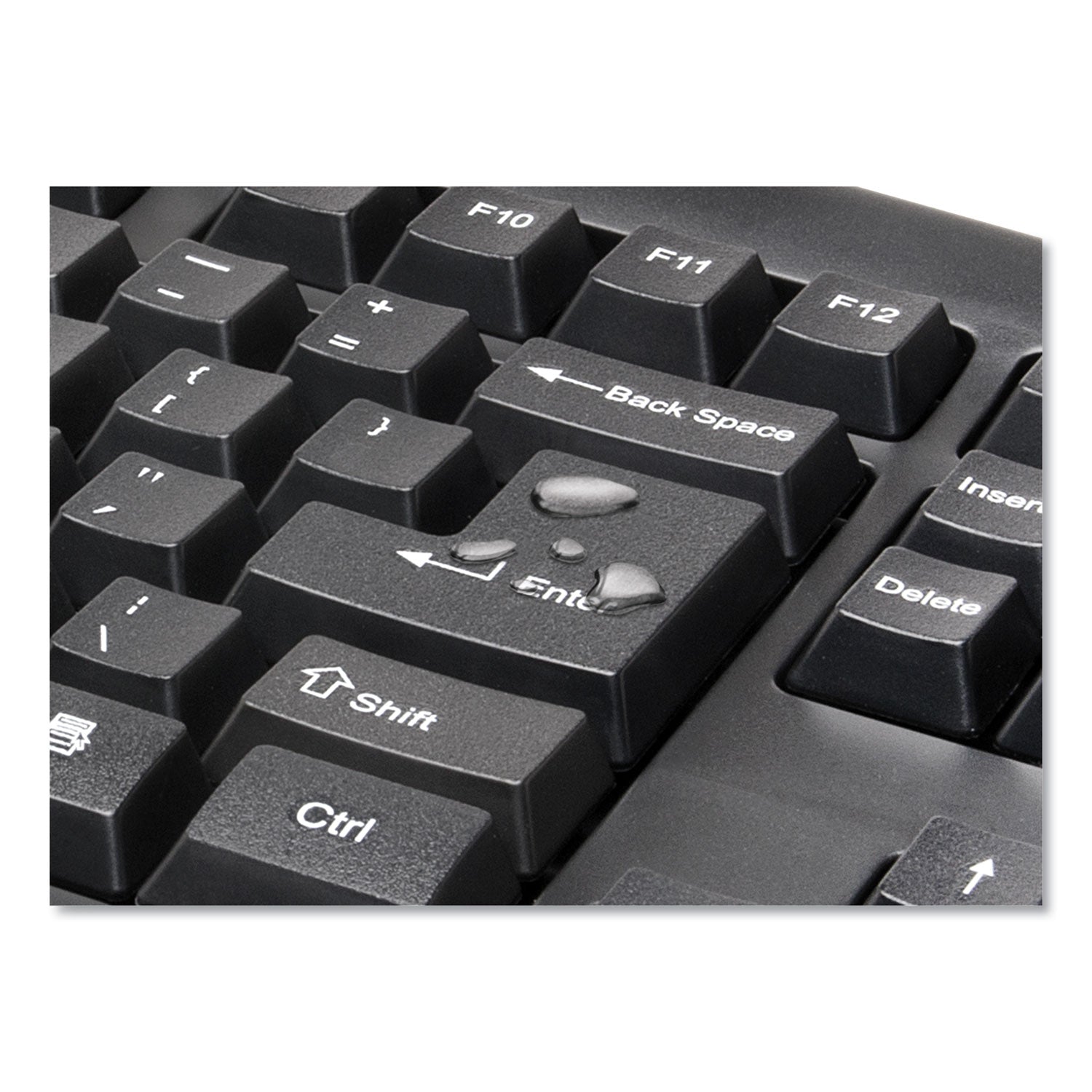 USB 2.0 Membrane Wireless RF 2.40 GHz Keyboard - 104 Key - Black - USB 2.0 Wireless RF - 1000 dpi - Scroll Wheel - Black - Symmetrical - AA, AAA - Compatible with PC - 1 Each