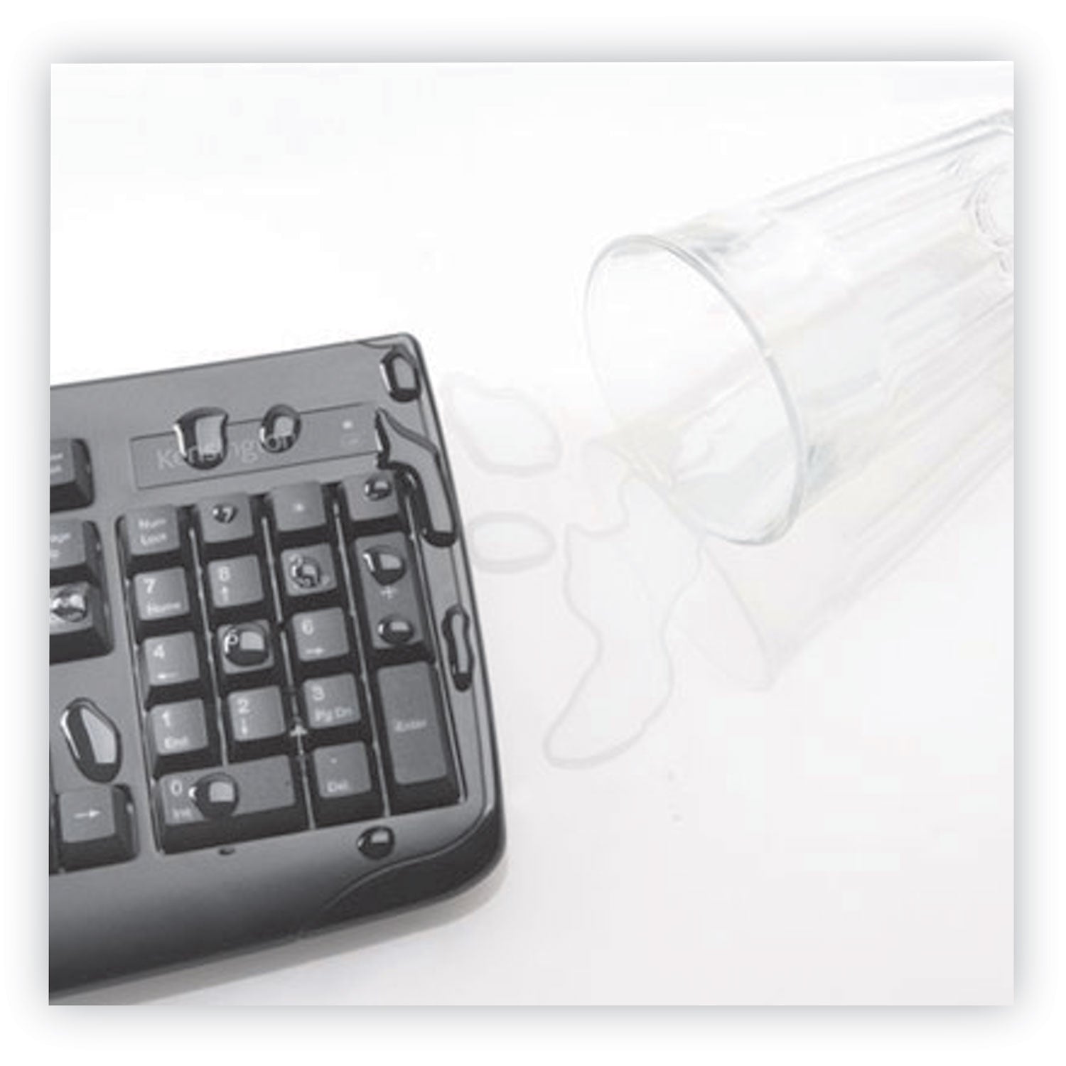 USB 2.0 Membrane Wireless RF 2.40 GHz Keyboard - 104 Key - Black - USB 2.0 Wireless RF - 1000 dpi - Scroll Wheel - Black - Symmetrical - AA, AAA - Compatible with PC - 1 Each