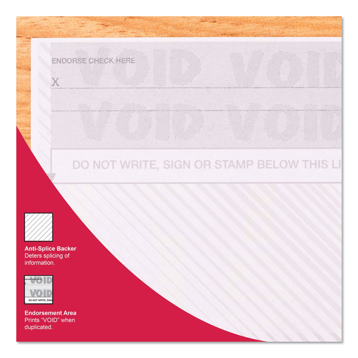 DocuGard Security Business Checks - Letter - 8 1/2" x 11" - 24 lb Basis Weight - Erasure Protection, Watermarked - Marble Green - 500 / Ream