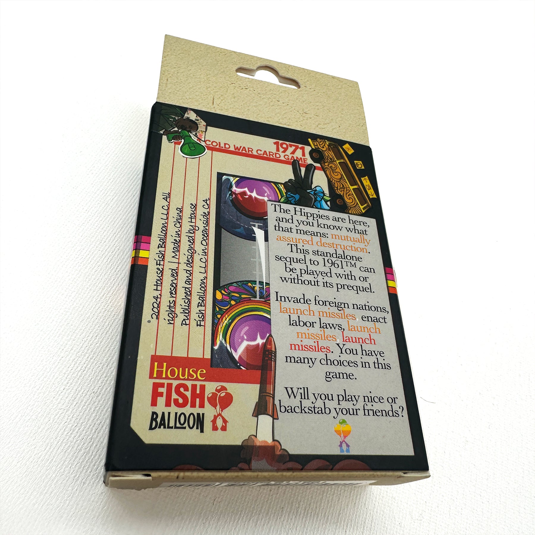 1971: A Cold War Card Game Travel Box