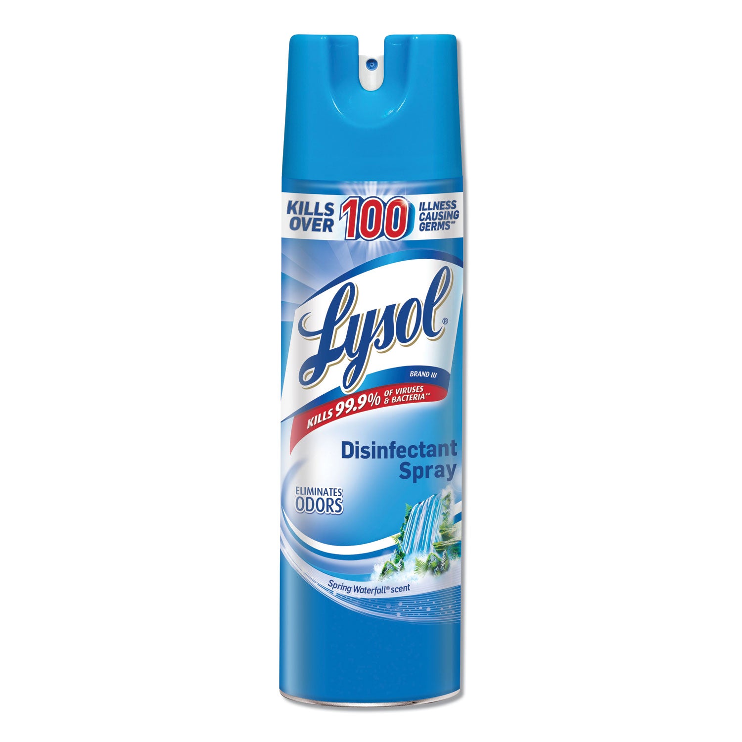 Lysol Spring Waterfall Disinfectant Spray - 19 fl oz (0.6 quart) - Waterfall Scent - Disinfectant, Antibacterial - 1 Each