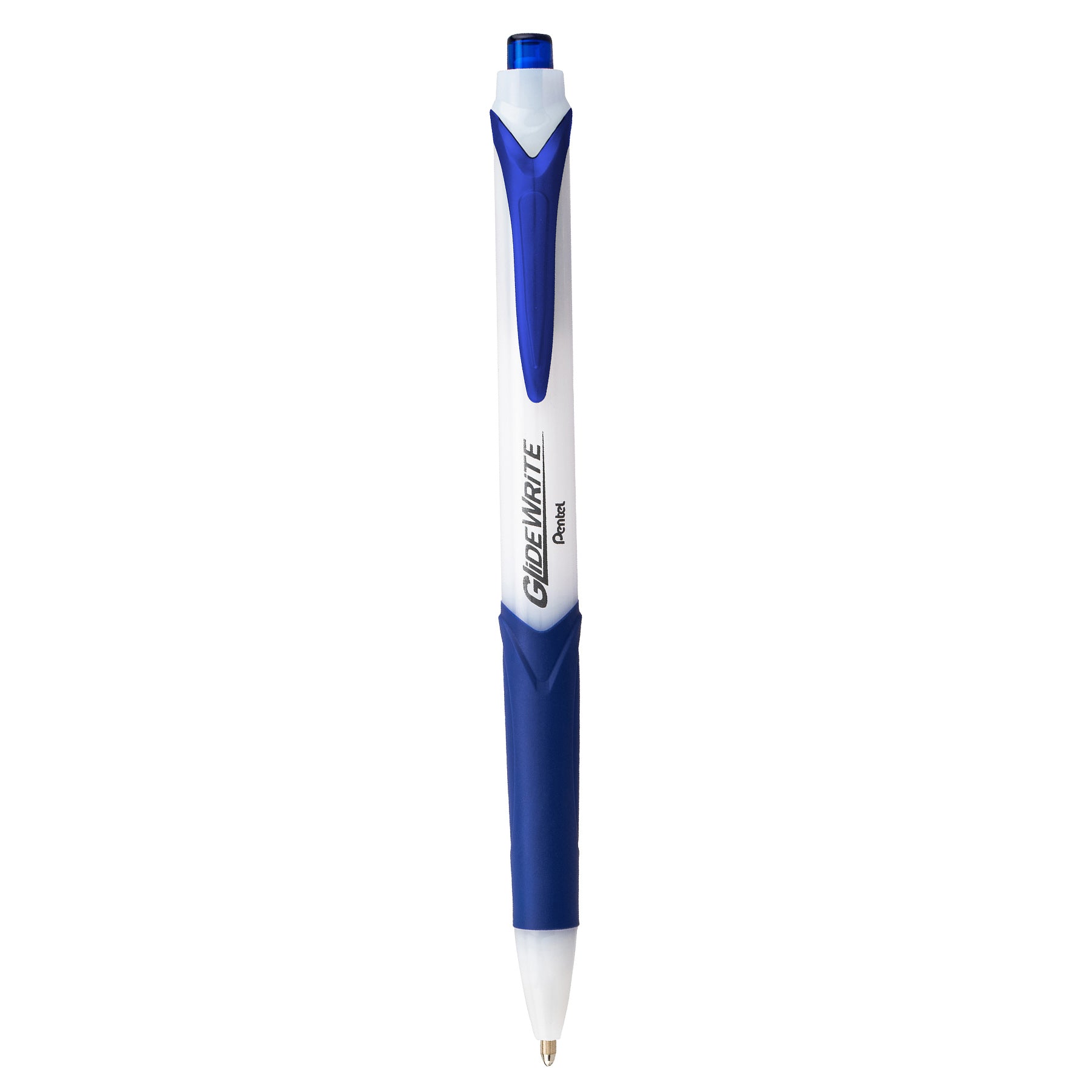 GlideWrite Ballpoint Pen with TechniFlo Ink, (1.0mm) Medium Line, Blue, 1 Dozen