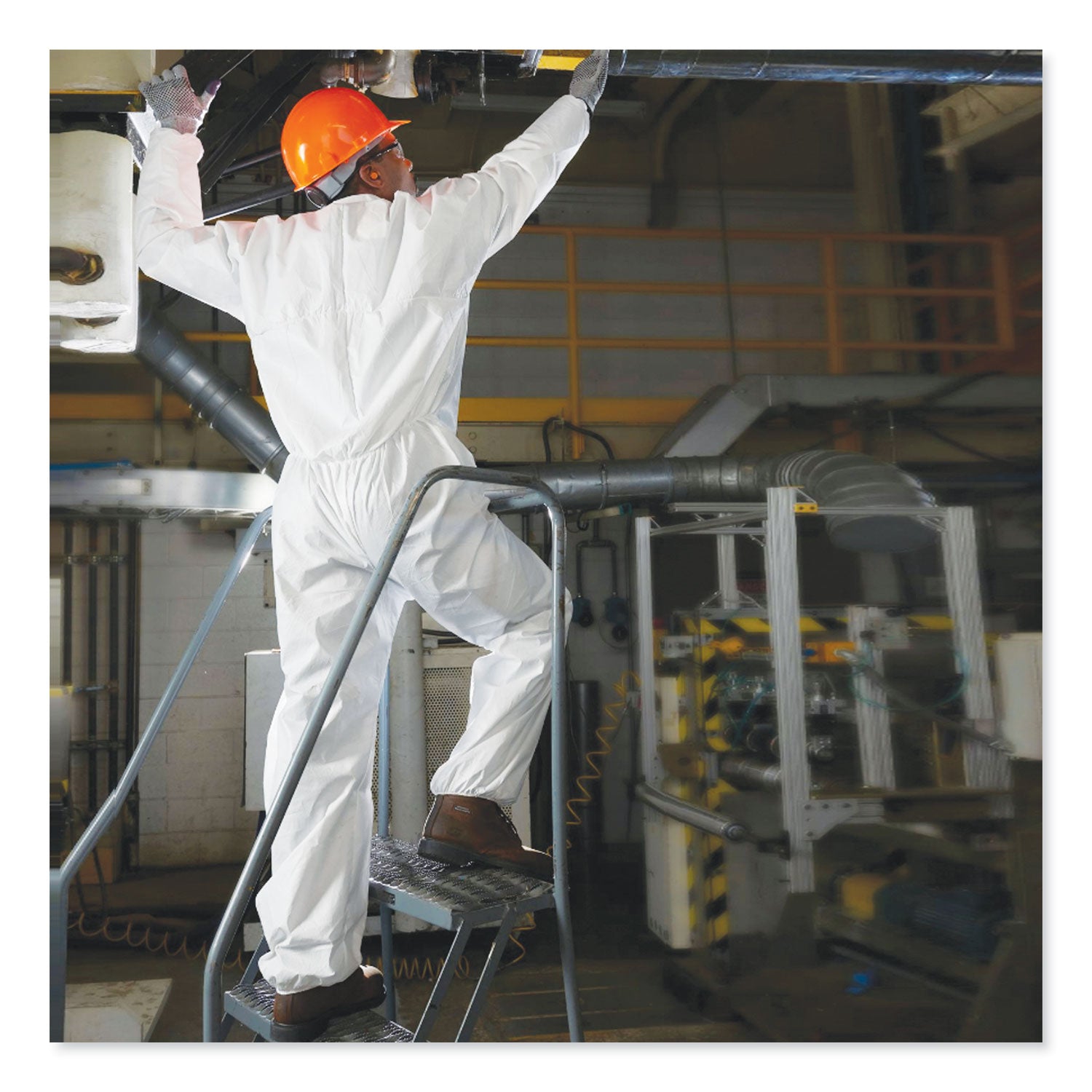 A30 Elastic-Back Coveralls, White, 2X-Large, 25/Carton