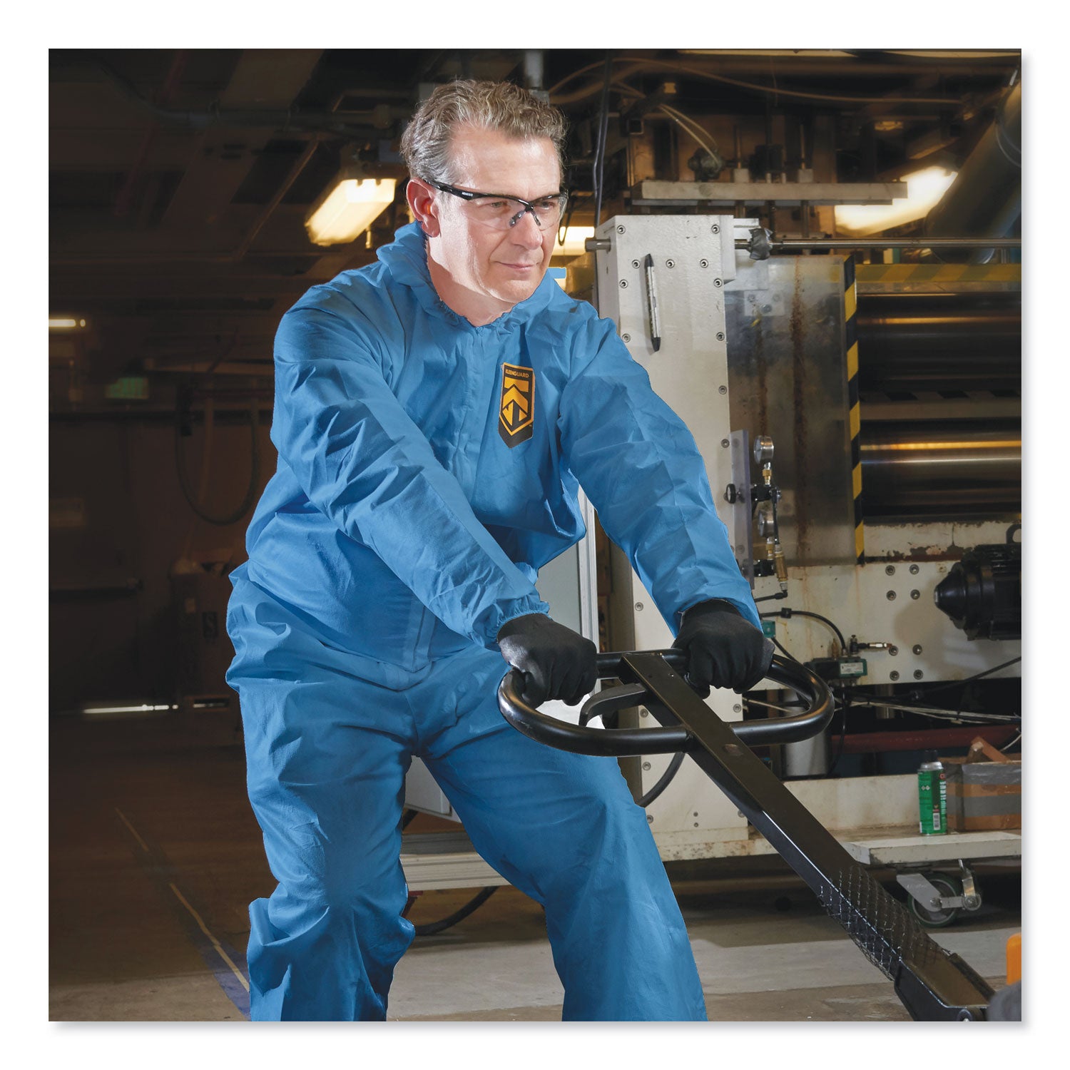 A20 Breathable Particle Protection Coveralls, X-Large, Blue, 24/carton