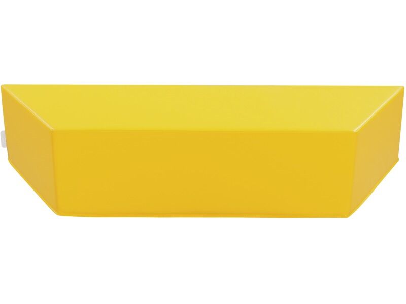 Delta Trapezium Pouffe - Yellow, 47.2"L x 9.8"H x 15"D