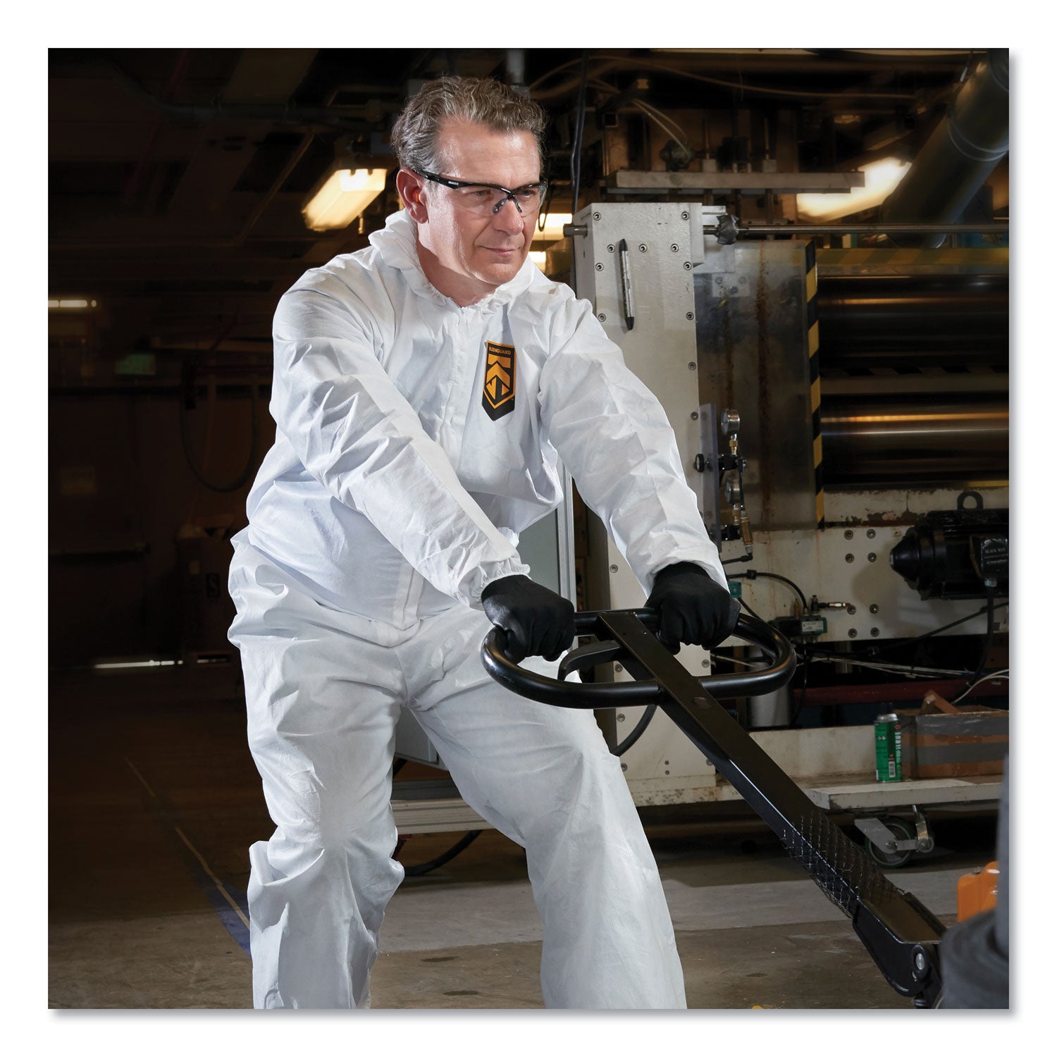A20 Elastic Back And Ankle Hood And Boot Coveralls, 2x-Large, White, 24/carton