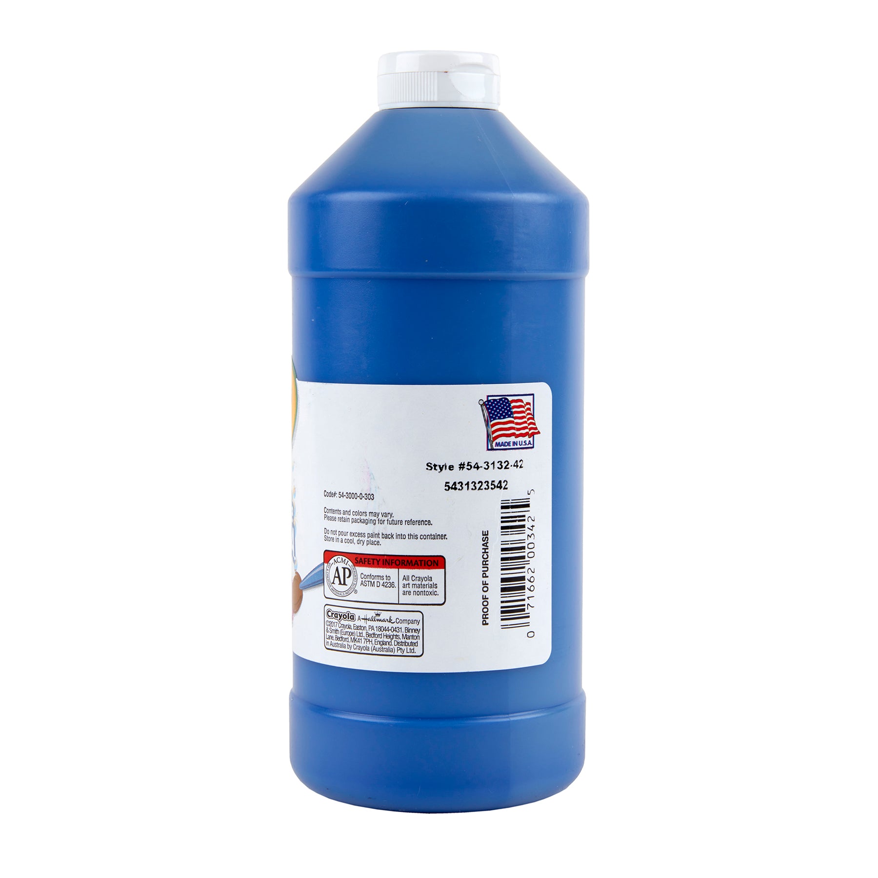 Artista II Washable Tempera Paint, 32 oz, Blue