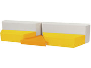 Delta Twin Bench Kit - Yellow/Light Orange