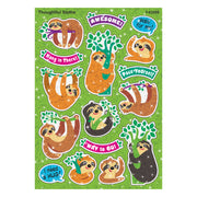 Thoughtful Sloths Sparkle Stickers®, 32 Count