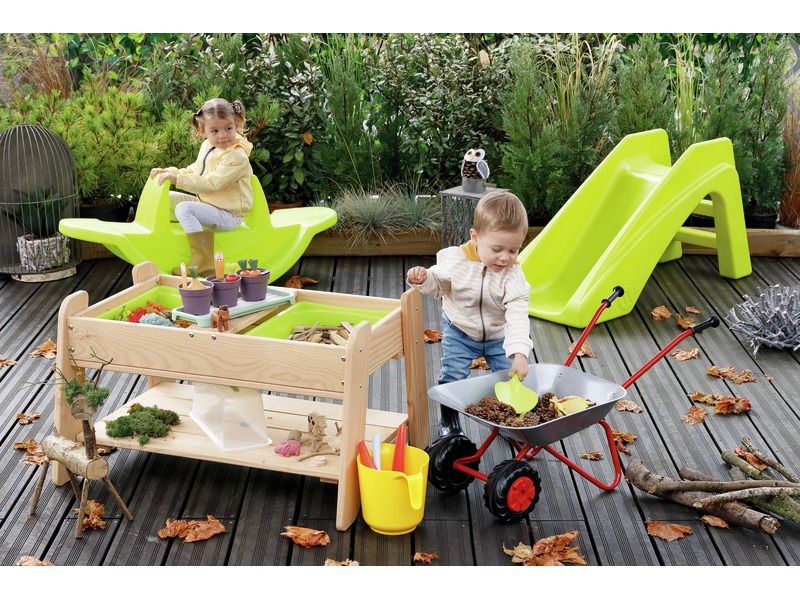 Three-Seater Rocker - Light Green, 46.5"L x 18.9"W x 18.5"H