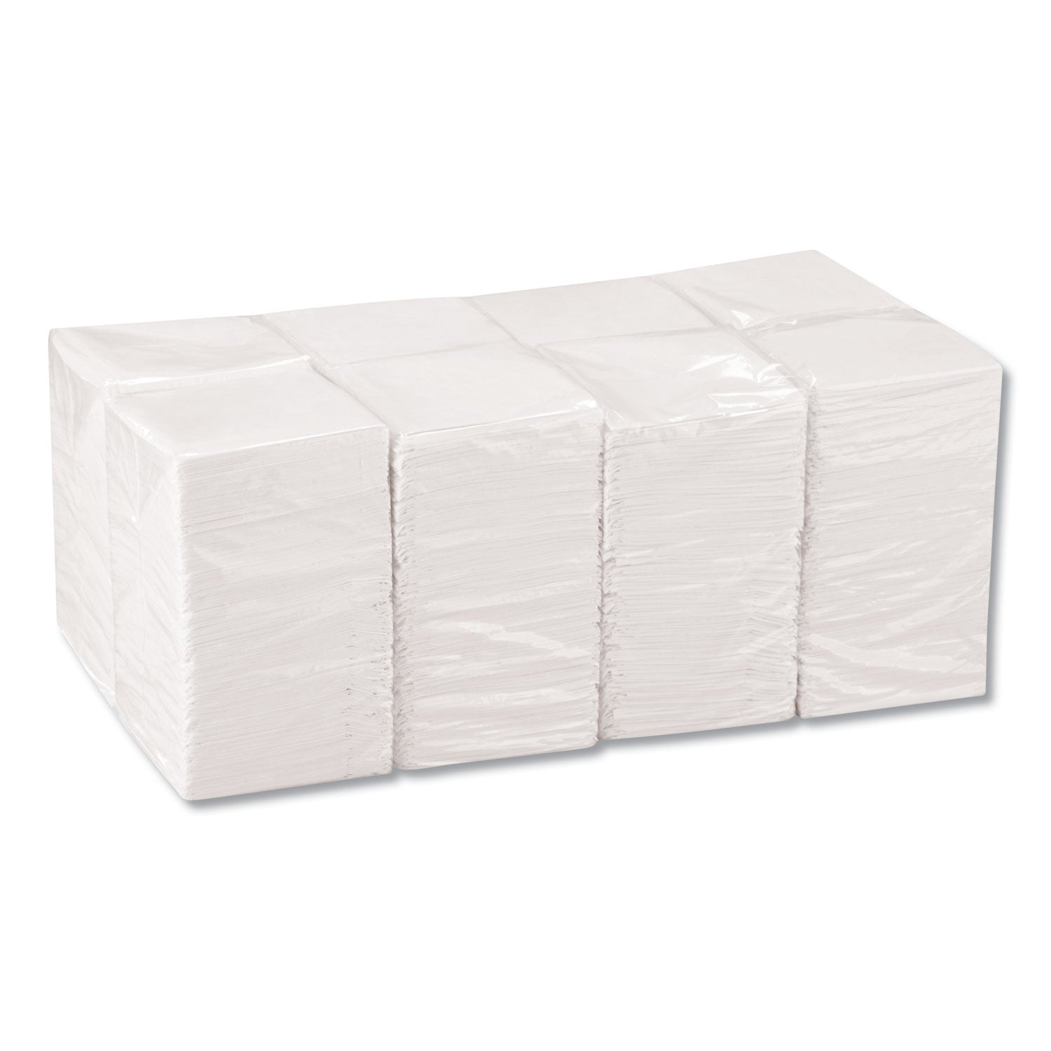 Dixie 1/4-Fold Beverage Napkin - 1 Ply - 9.50" Width x 9.50" Length - White - 500 / Pack