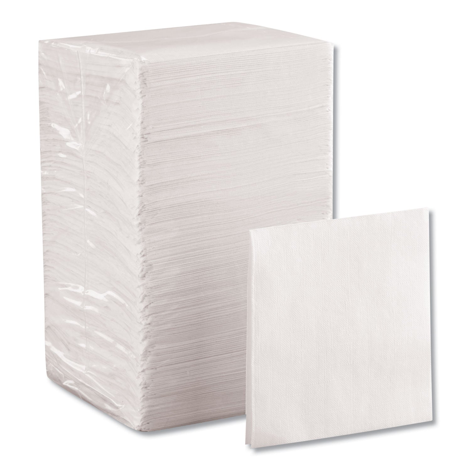 Dixie 1/4-Fold Beverage Napkin - 1 Ply - 9.50" Width x 9.50" Length - White - 500 / Pack