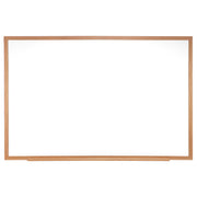 Non-Magnetic Whiteboard with Wood Frame, 18"H x 24"W