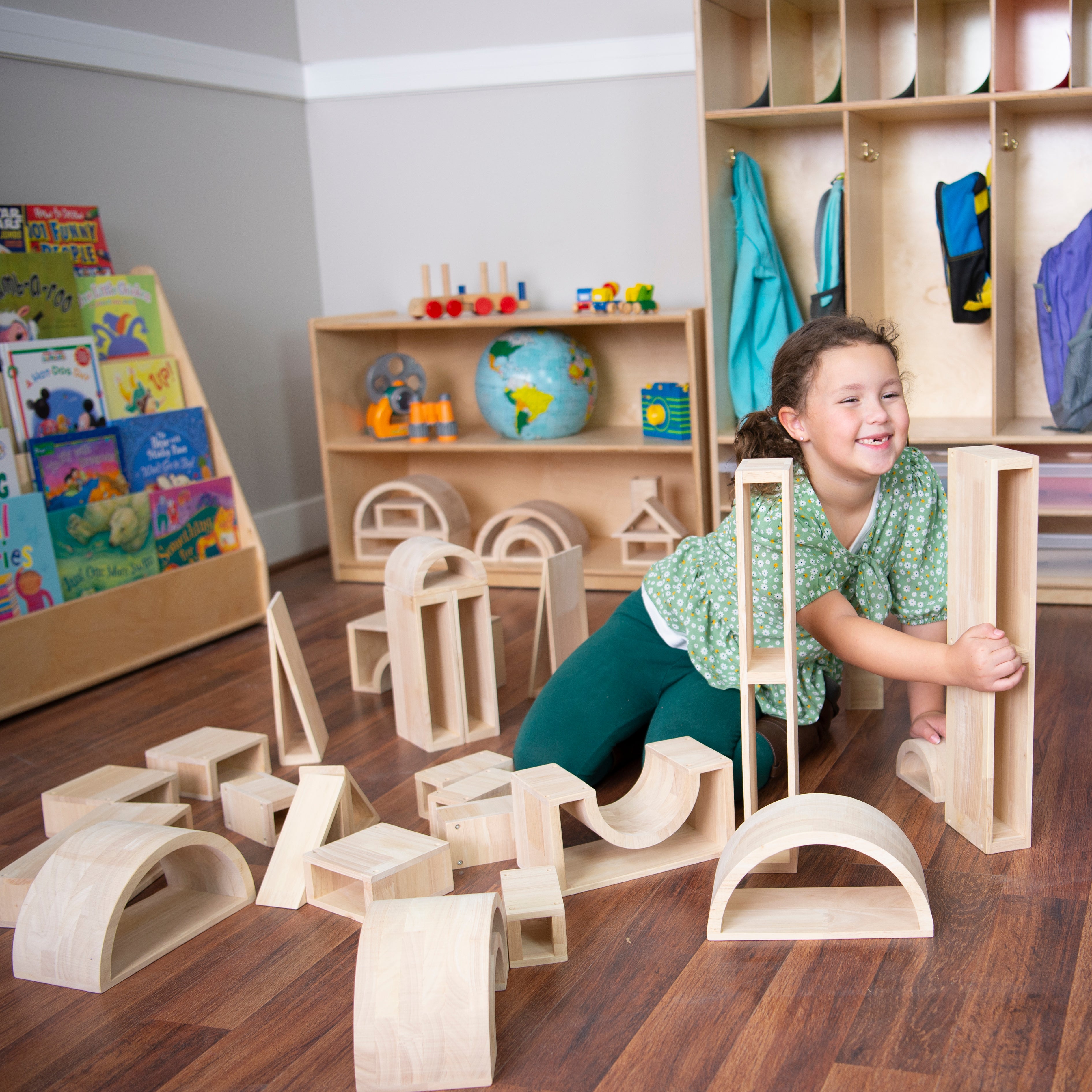 Hollow Block and Arch Set- 58 Piece