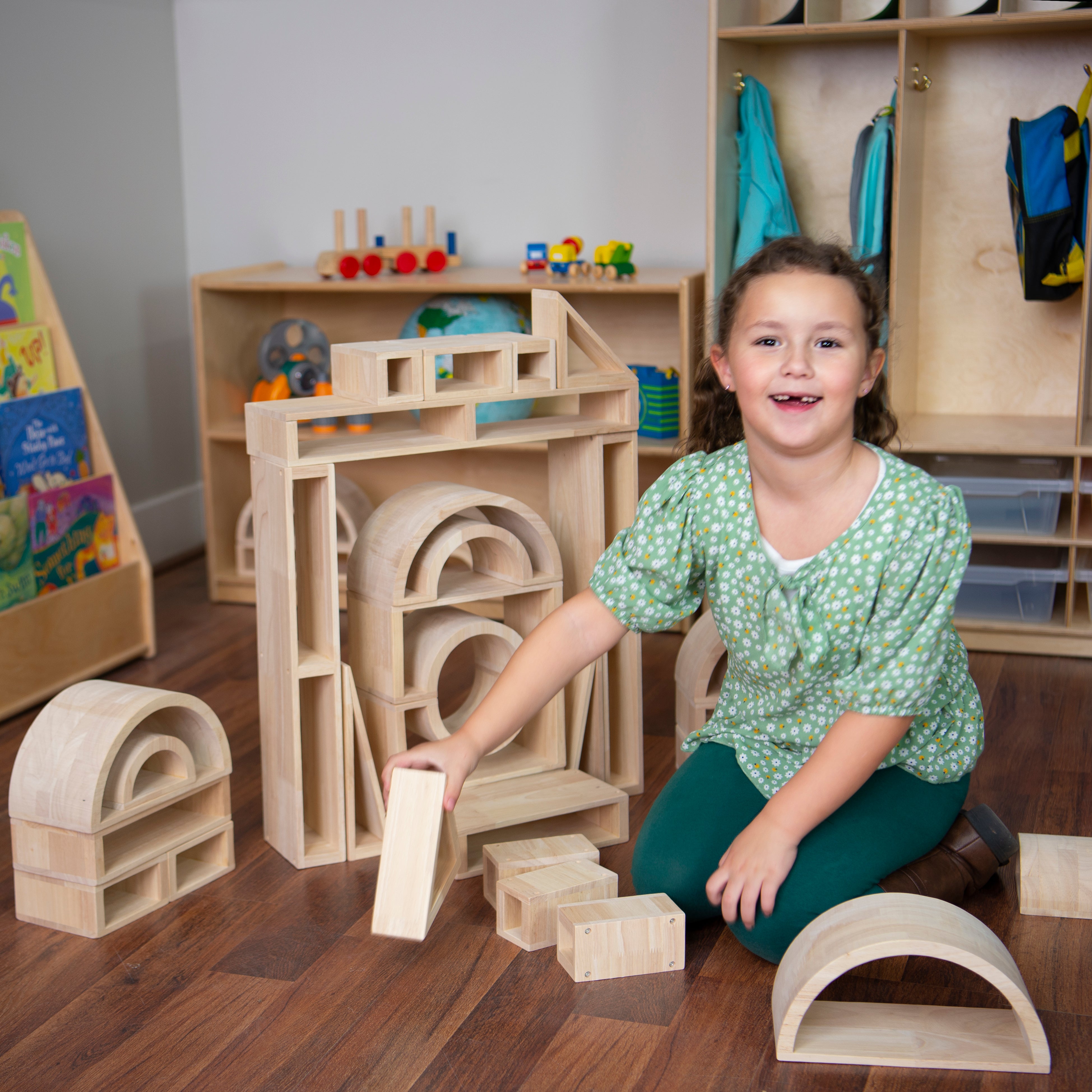 Hollow Block and Arch Set- 58 Piece