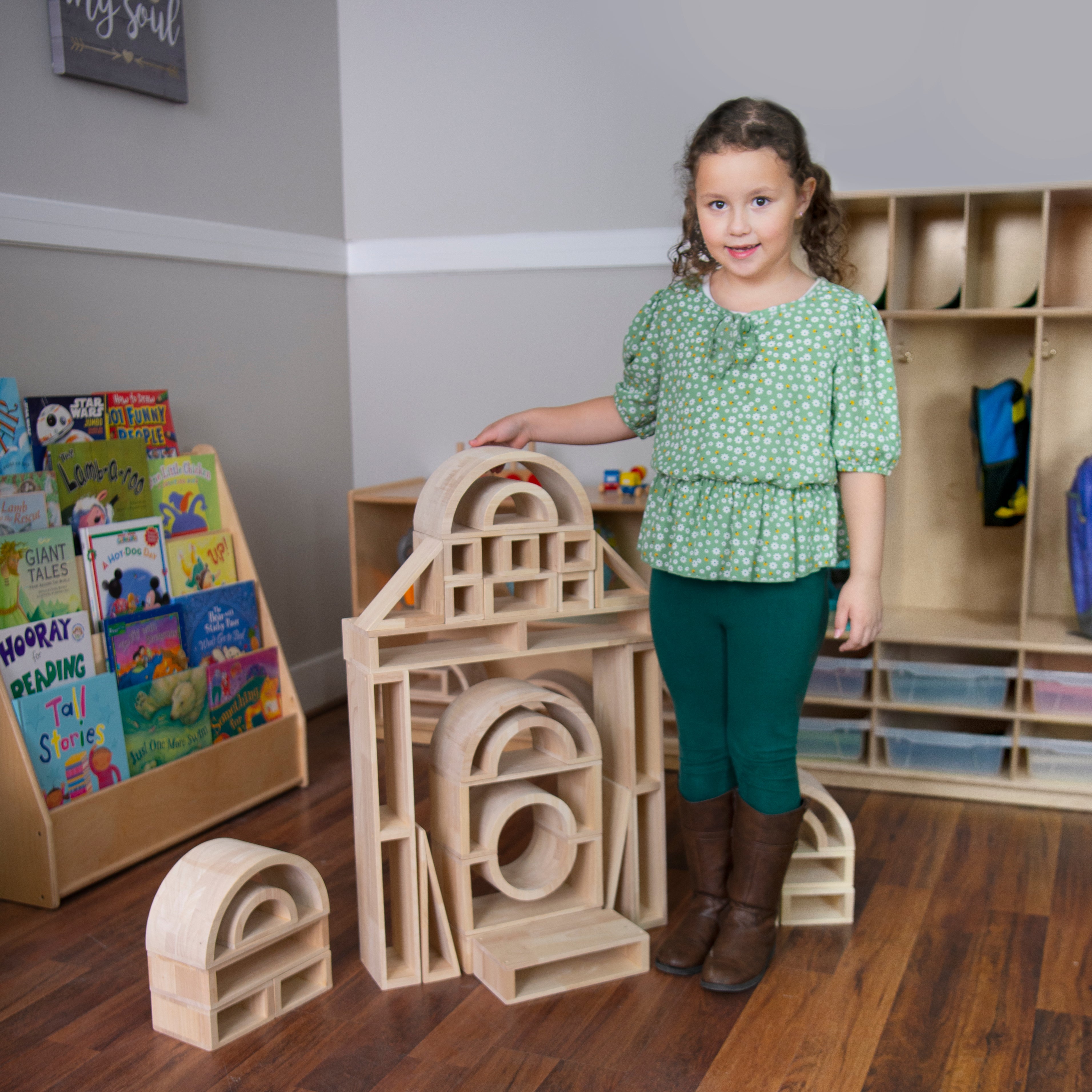 Hollow Block and Arch Set- 58 Piece