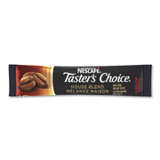 Taster's Choice House Blend Instant Coffee, 0.1oz Stick, 6/box, 12box/carton
