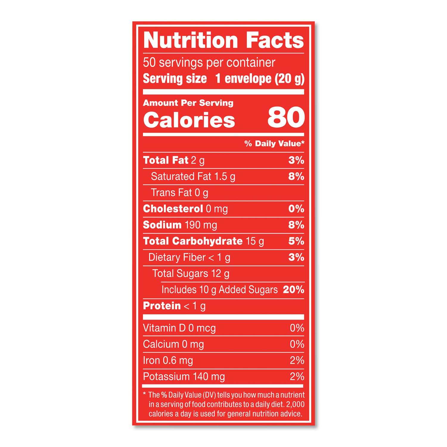 Nestle&reg; Rich Chocolate Single-Serve Hot Cocoa Packets - Powder - 0.71 oz - 50 / Box