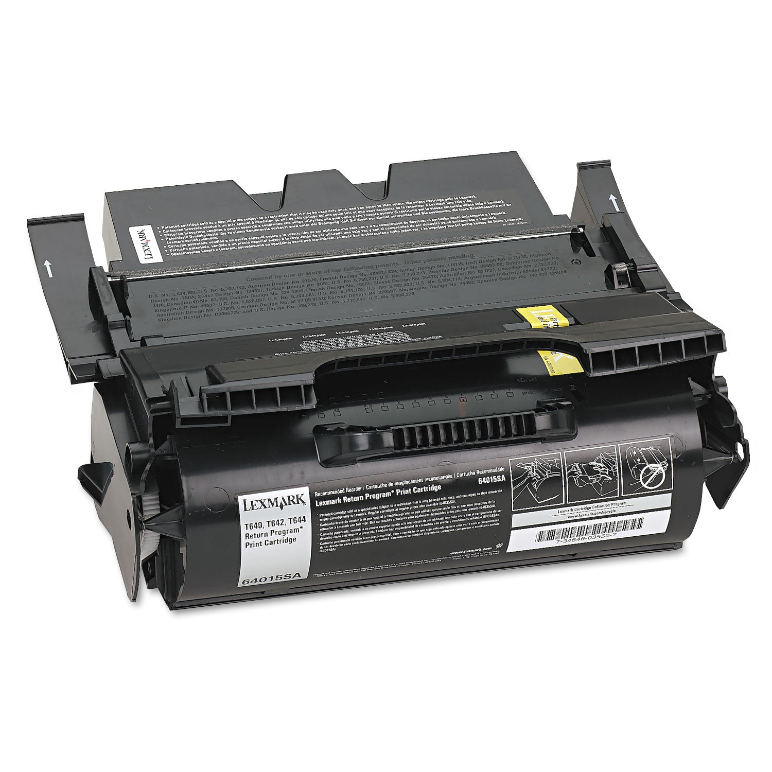 Lexmark Unison Original Laser Toner Cartridge - Black - 1 Each - 6000 Pages