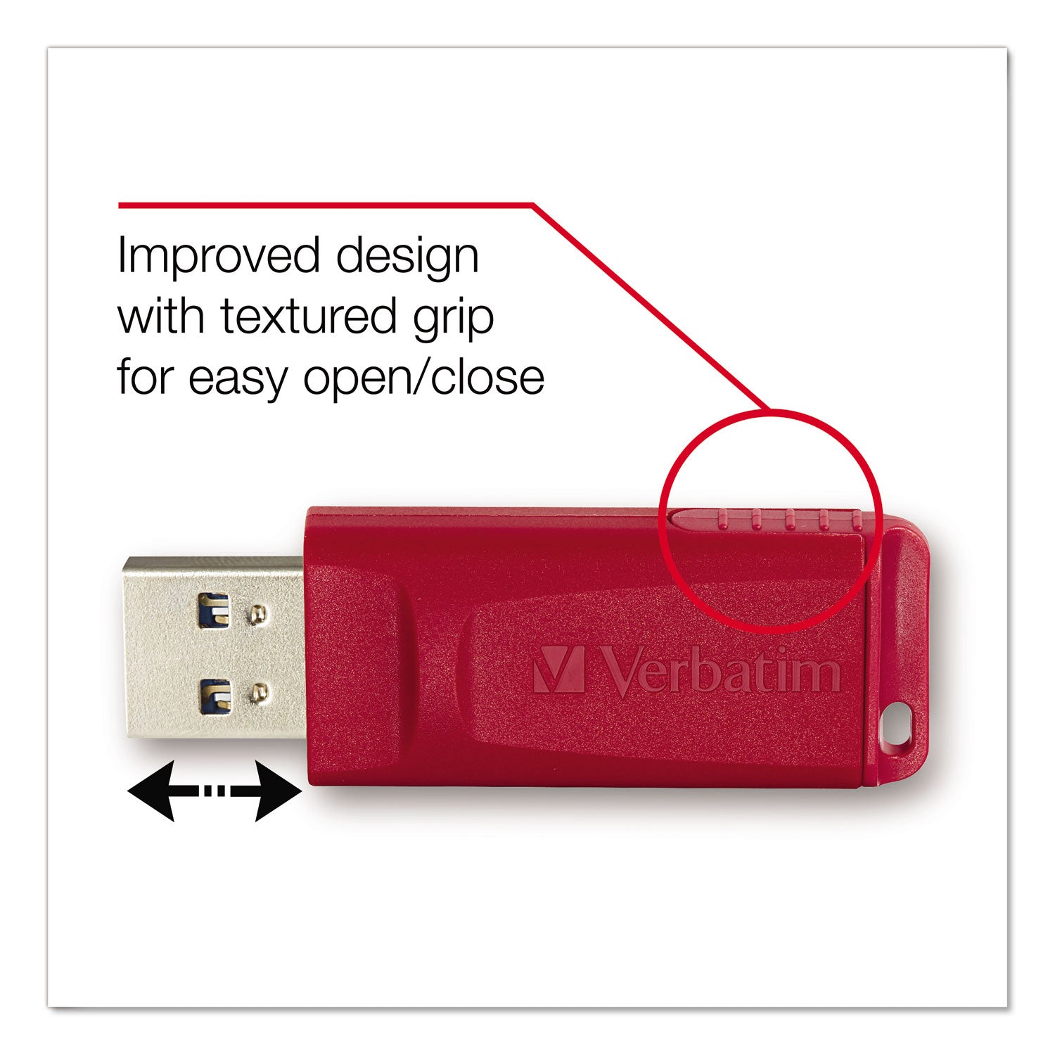 Store 'n' Go Usb Flash Drive, 8 Gb, Assorted Colors, 3/pack