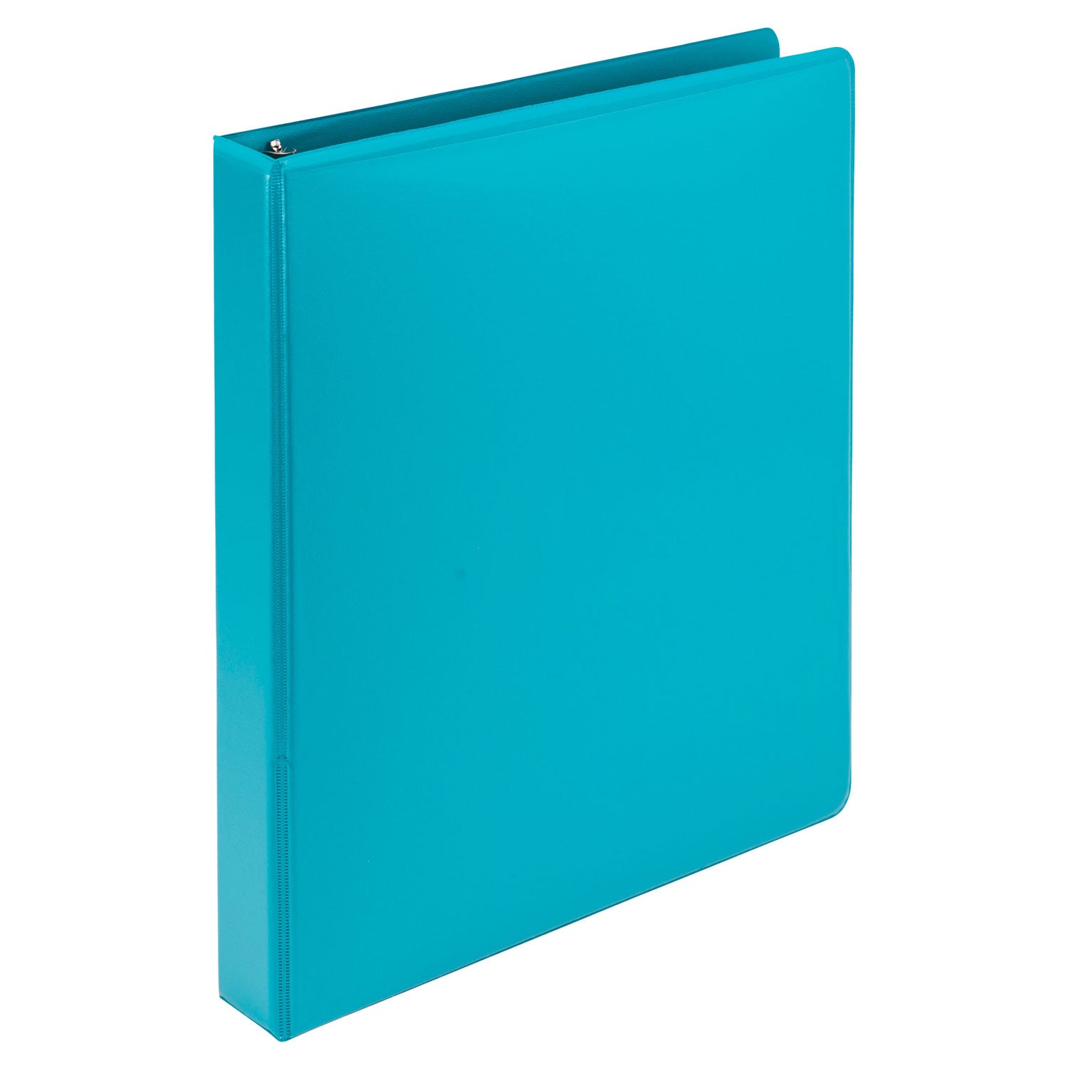 Samsill Earth's Choice Plant-based View Binders, 1" Capacity, Letter Size, 3 Round Rings, 2 Internal Pockets, Turquoise, 2 Pack