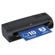 GBC Fusion 1000L 9" Laminator, Hot Pouch, 3-5 mil Thickness, Manual Release, Auto Shutoff, Black, Includes 10 EZUse Pouches, 1 Each