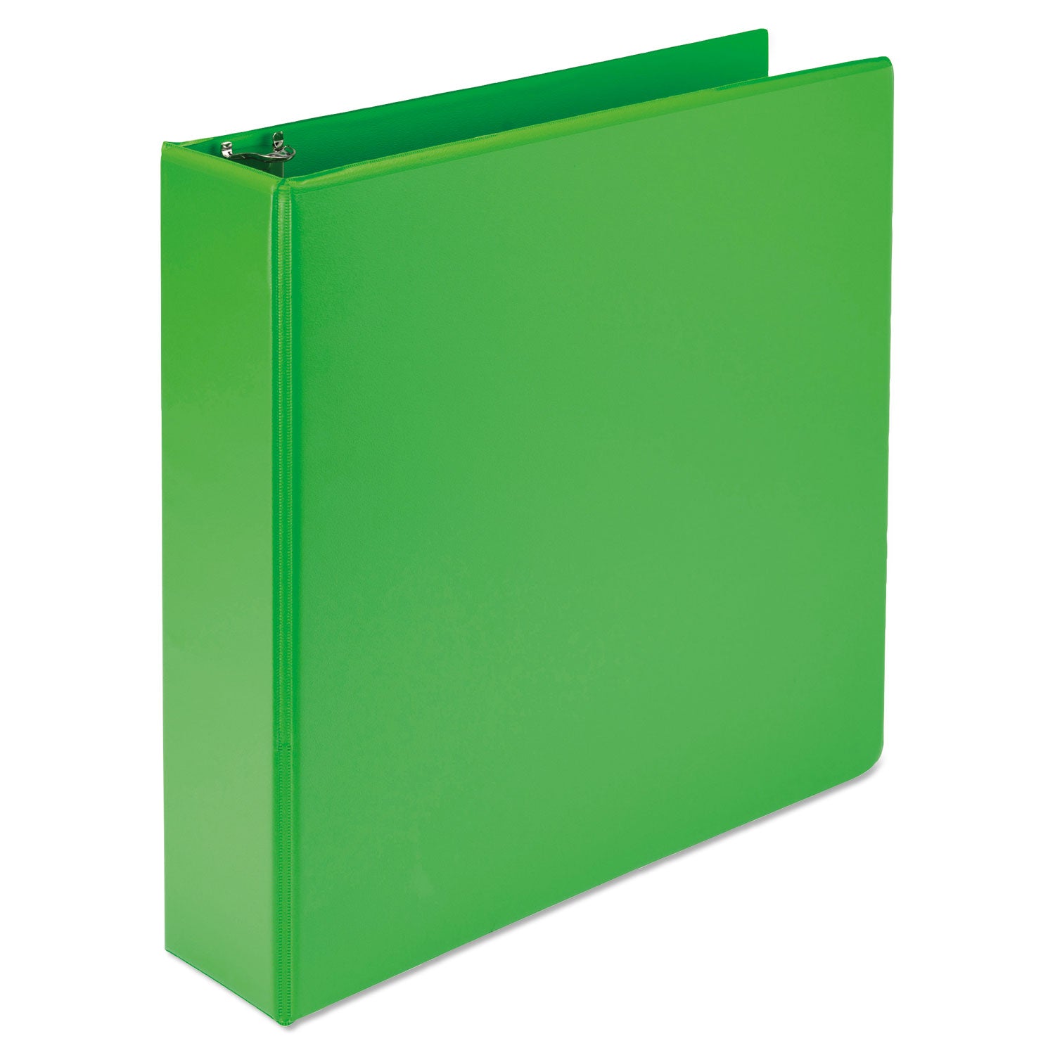 Samsill Earth's Choice Plant-based View Binders, 2" Capacity, Letter Size, 3 Round Rings, 2 Internal Pockets, Lime, Recycled, Durable, Clear Overlay, 2 Pack