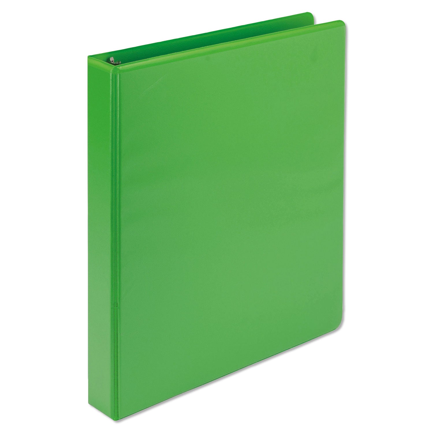 Samsill Earth's Choice Plant-based View Binders, 1" Capacity, Letter Size, 3 Round Rings, 2 Internal Pockets, Lime, Durable, Recycled, Clear Overlay, 2 Pack