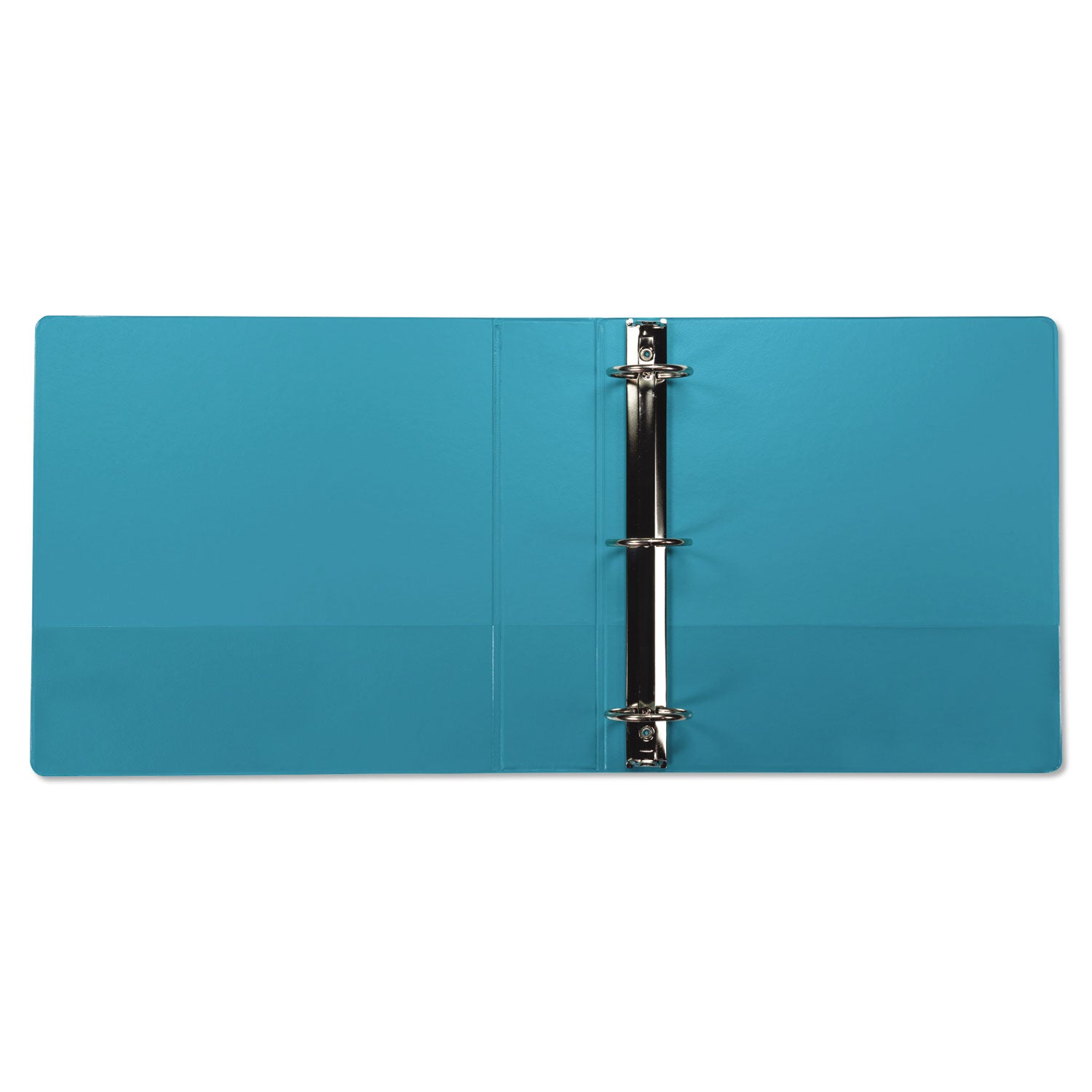 Samsill Earth's Choice Plant-based 2" 3-Ring View Binders, Letter Size, 425 Sheet Capacity, Turquoise, 2 per Pack