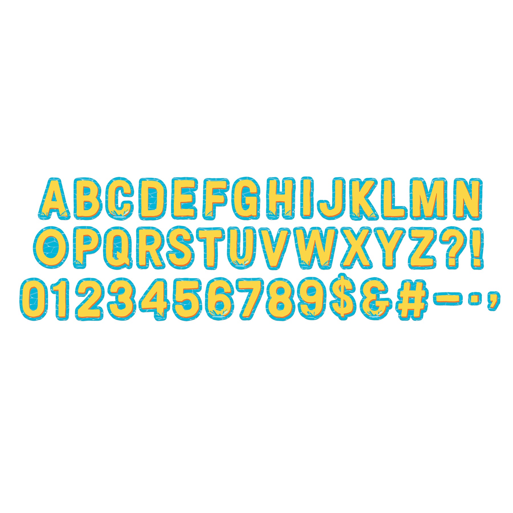 Seas the Day Deco Letters, Pack of 182