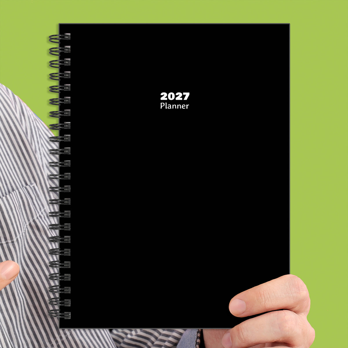 2027 BLK MEDIUM WK MONTHLY PLANNER