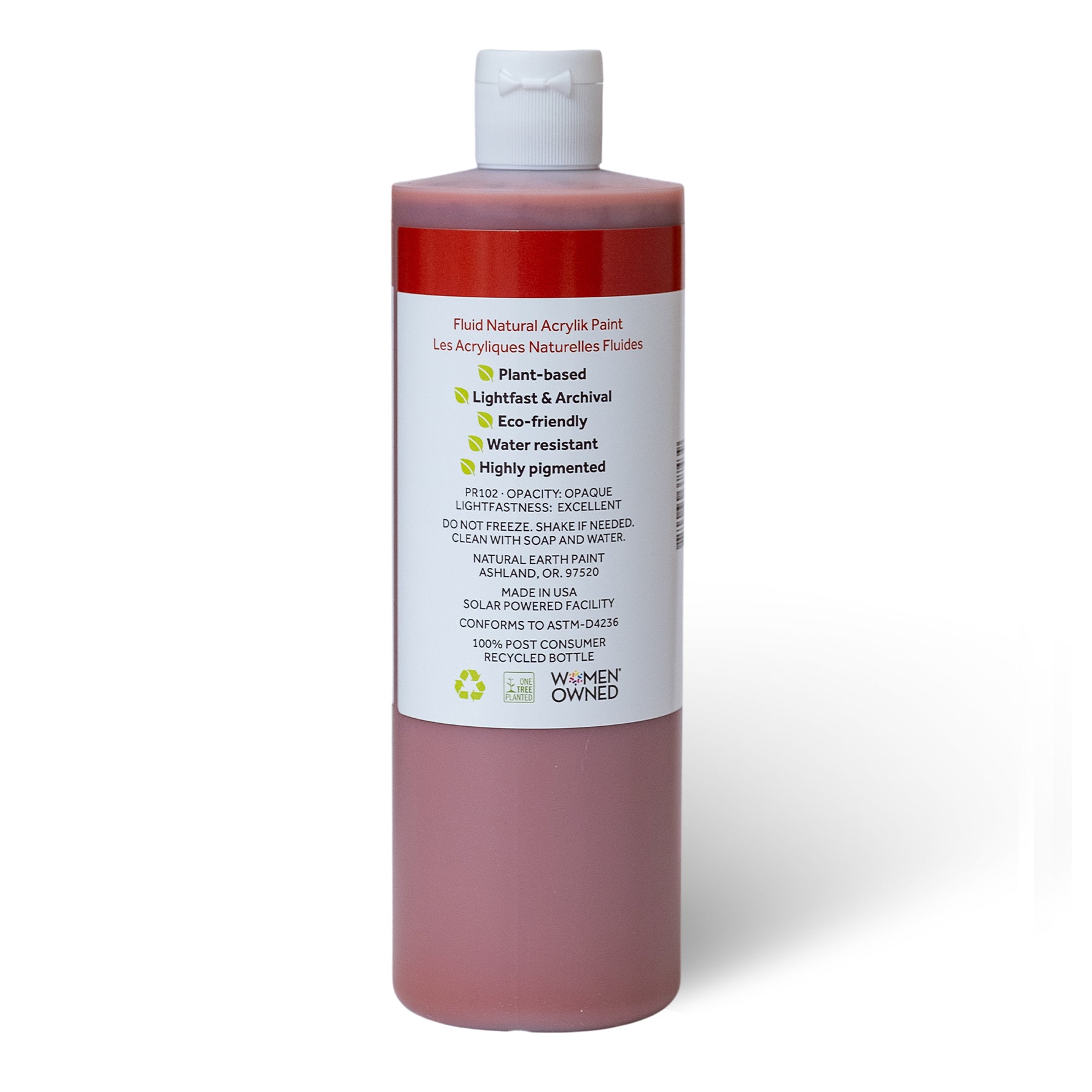 Natural Fluid Acrylik - 16 oz - Venetian Red