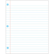 Large Magnetic Notebook Page, 12" x 15"