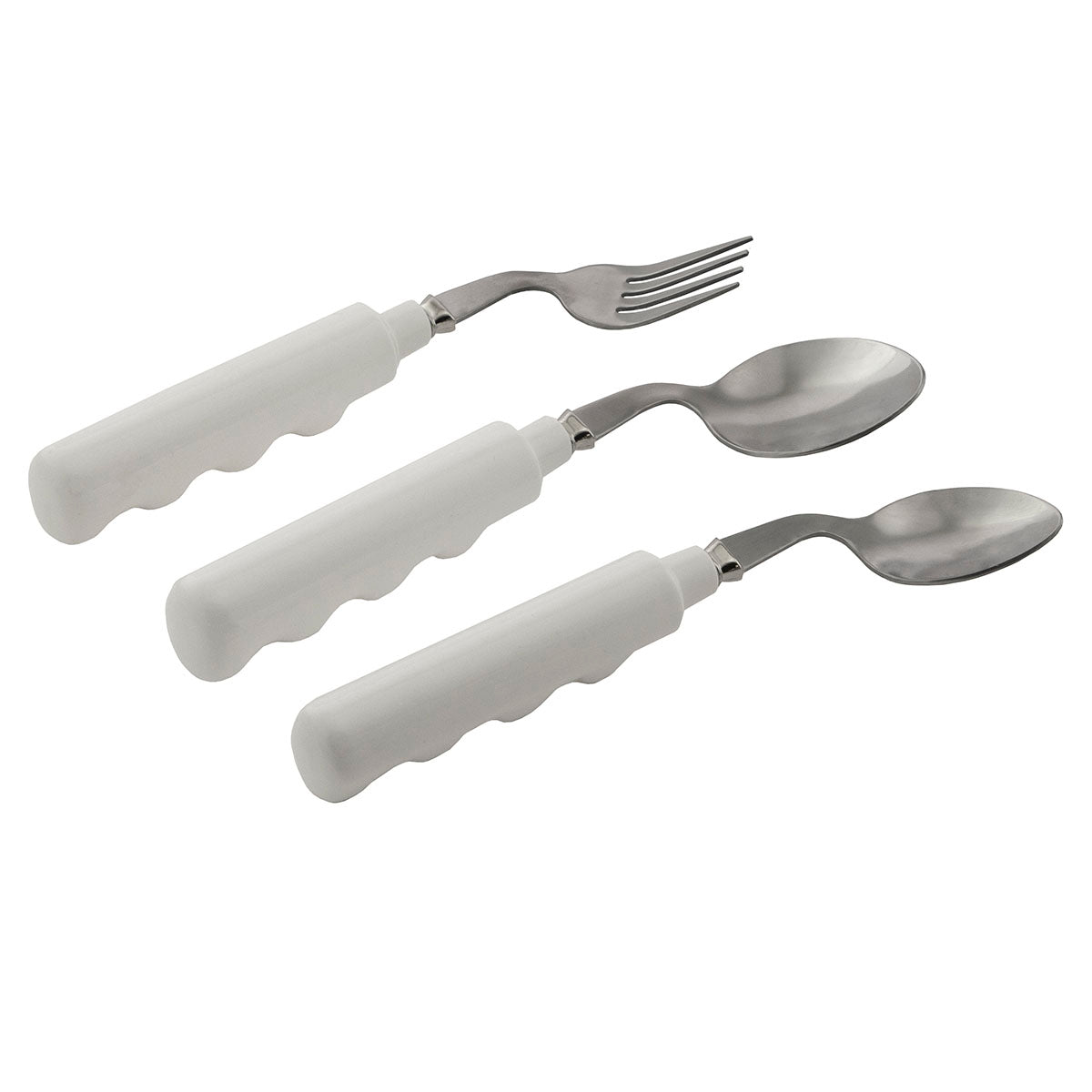 Utensil, comfort grip, 3 oz. Left handed soup spoon