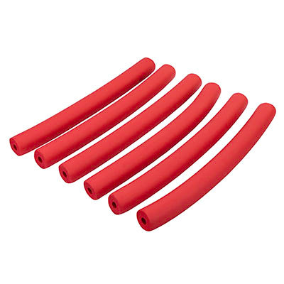 FabLife Foam Tubing, Red, 3/8", Pack of 6