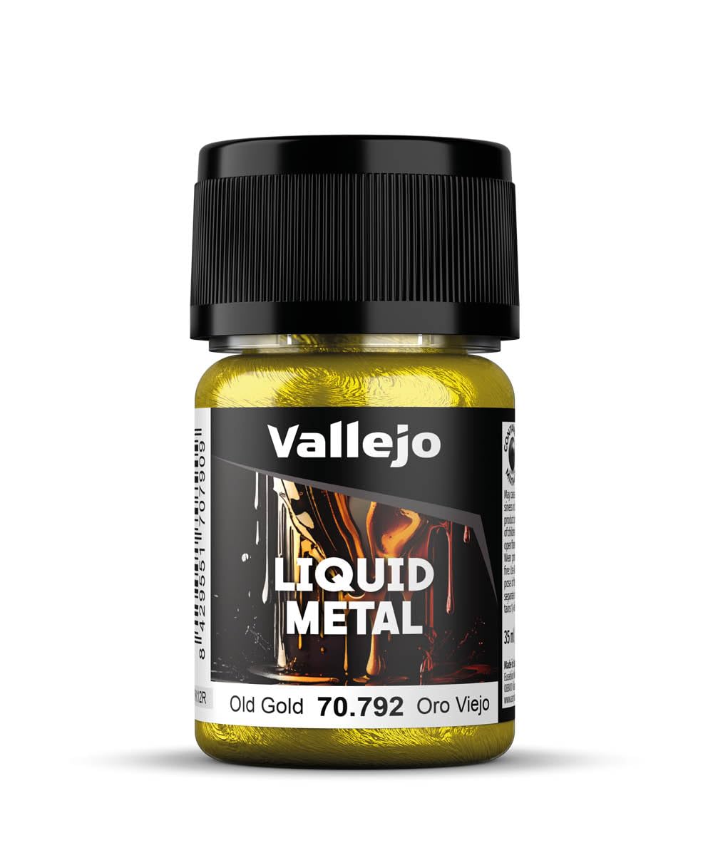 Vallejo - Liquid Metal | Old Gold 35 ml. (1.18 fl.oz.)