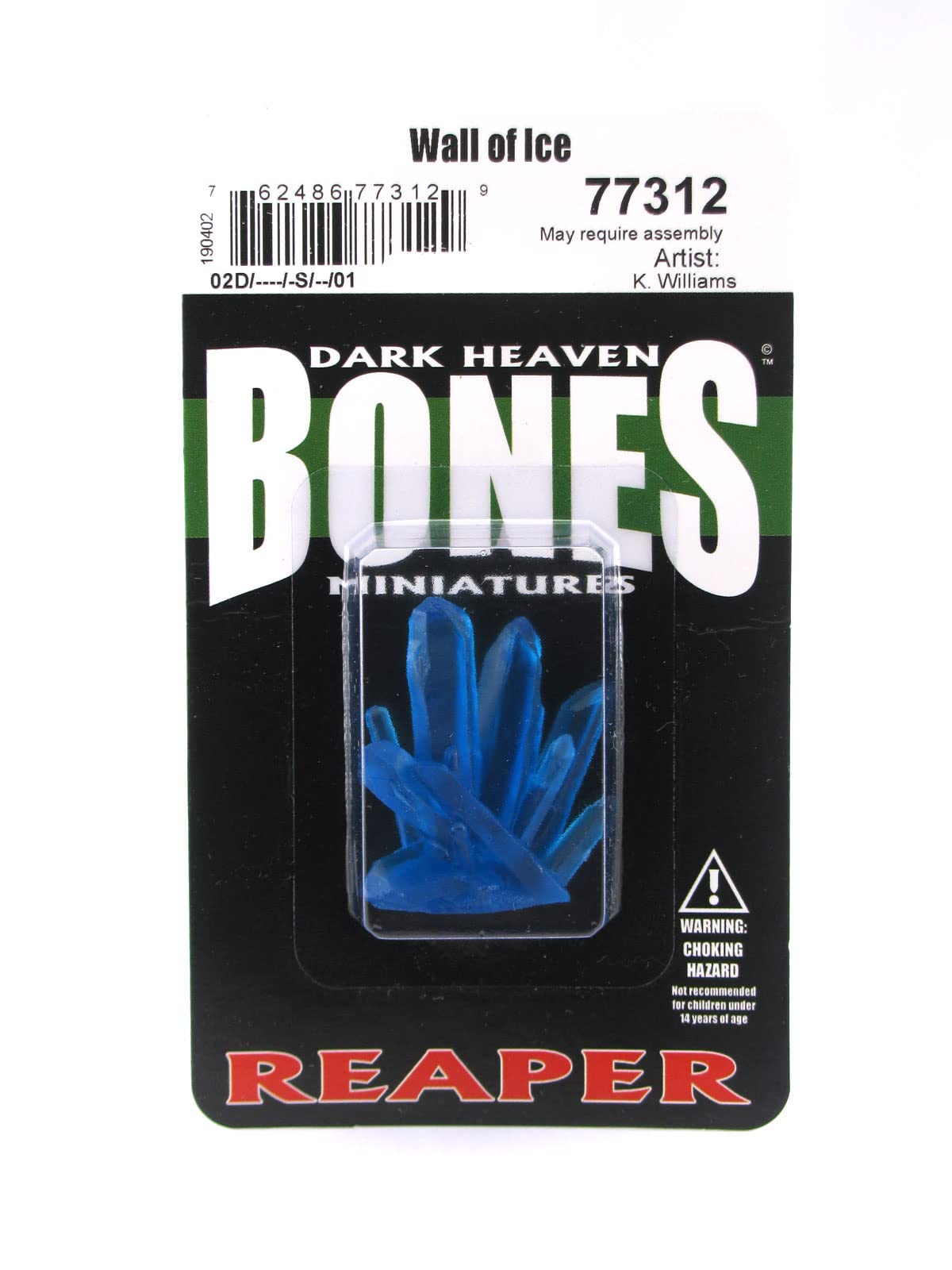 Reaper Bones Wall of Ice Miniature