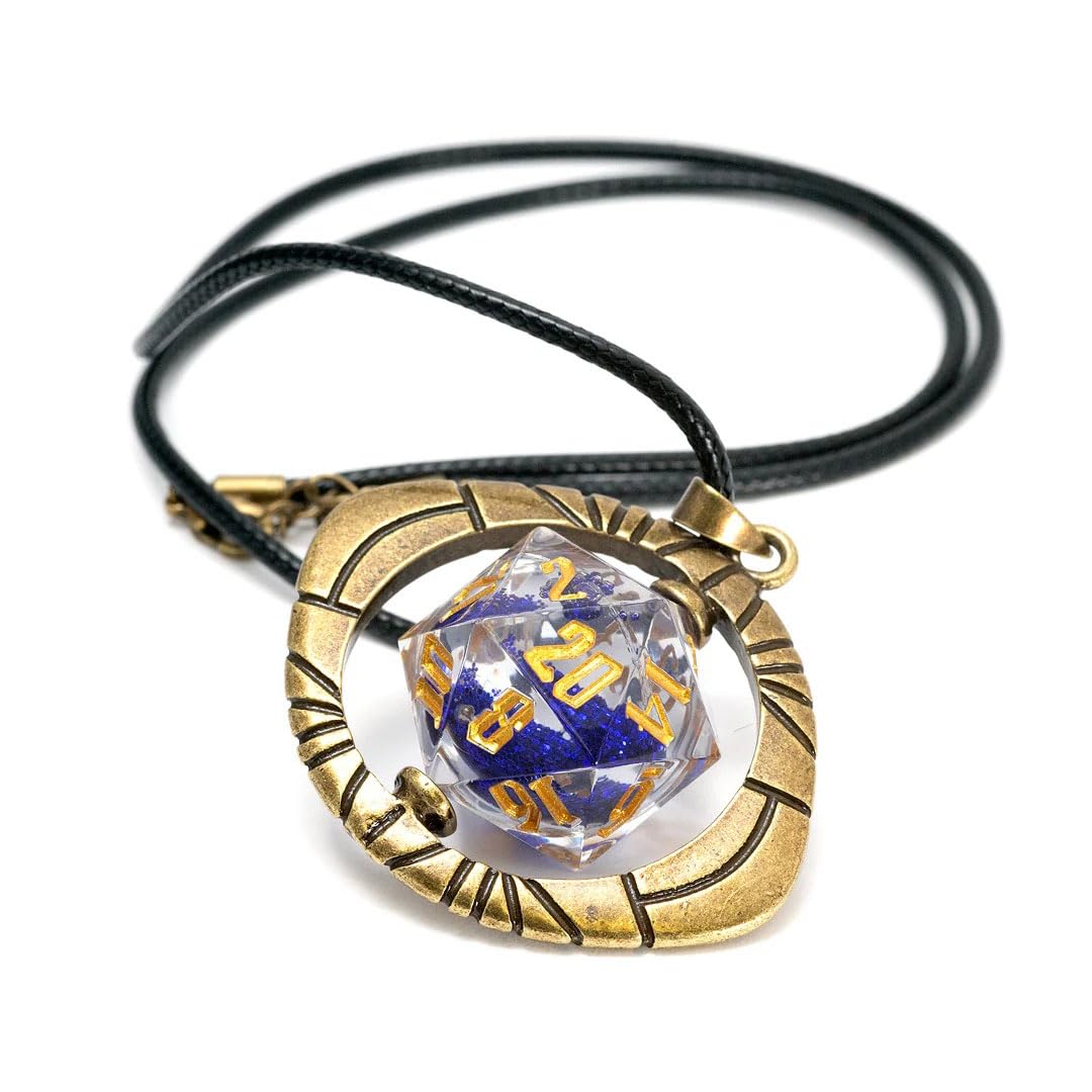 Sirius Dice Eye of Ra D20 Necklace