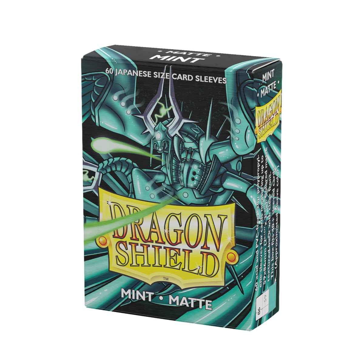 Dragon Shield | Japanese Size Card Matte Sleeves | 60 CT - Smooth & Tough Premium TCG Sleeves - Compatible with Yu-Gi-Oh, Naruto, Cardfight & Vanguard | Mint