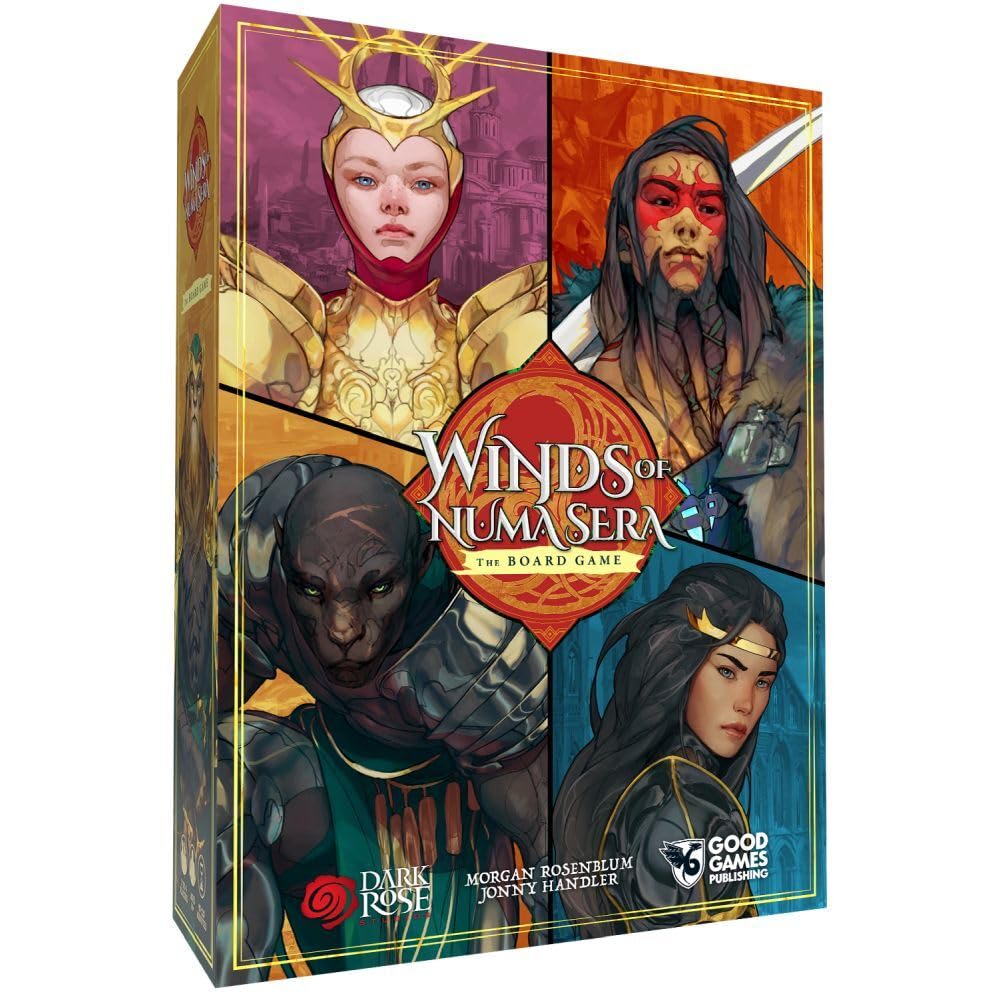 Good Games Publishing Winds of Numa Sera, Fantasy Kingdom Building Strategy Board Game, 2-4 Players, Ages 14+, 60-90 Min Playtime