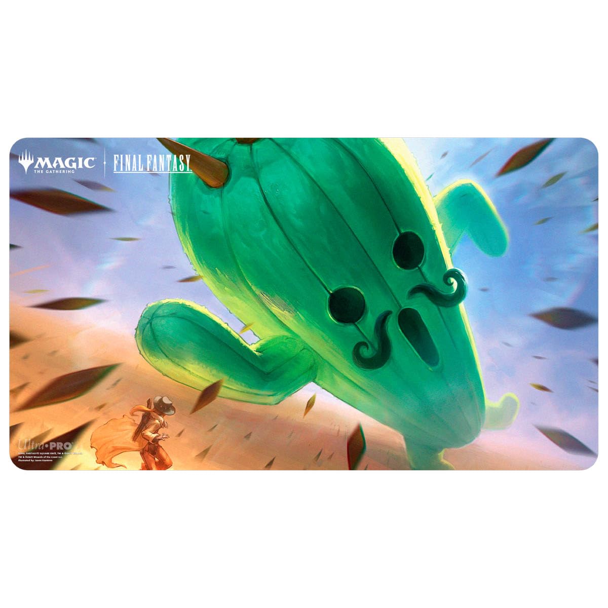 Ultra PRO - Final Fantasy x Universes Beyond Jumbo Cactuar Playmat for Magic: The Gathering | Card Game Playmat, Final Fantasy Collectibles, Desk Mat Mousepad