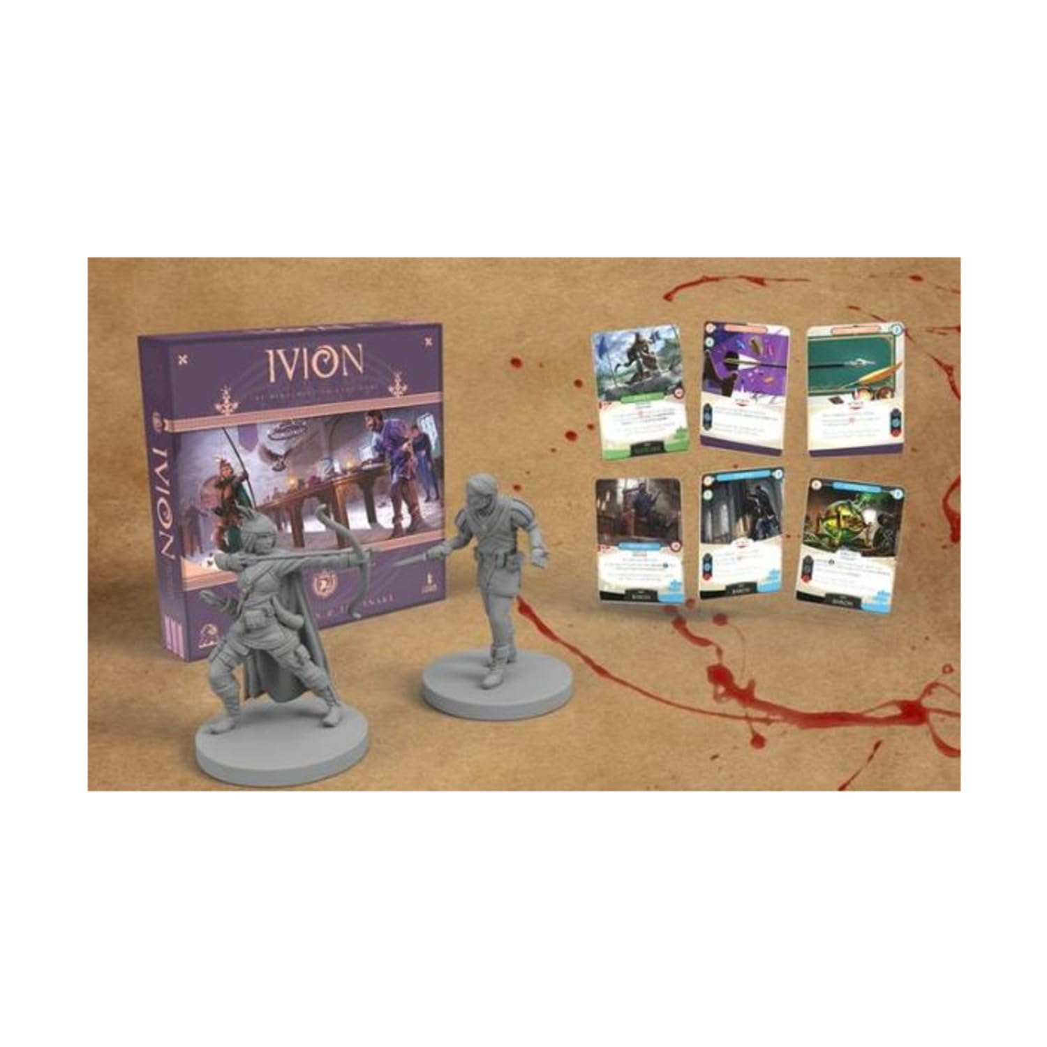 APE Games IVION: The Falcon and The Snake Board Game | 2 Players | 20-60 Minutes | Ages 14+ | Fantasy | Hero Dueling | Deck Building | Cross Compatible | Season 3 | Aislyn Hall and Aaron Shaw