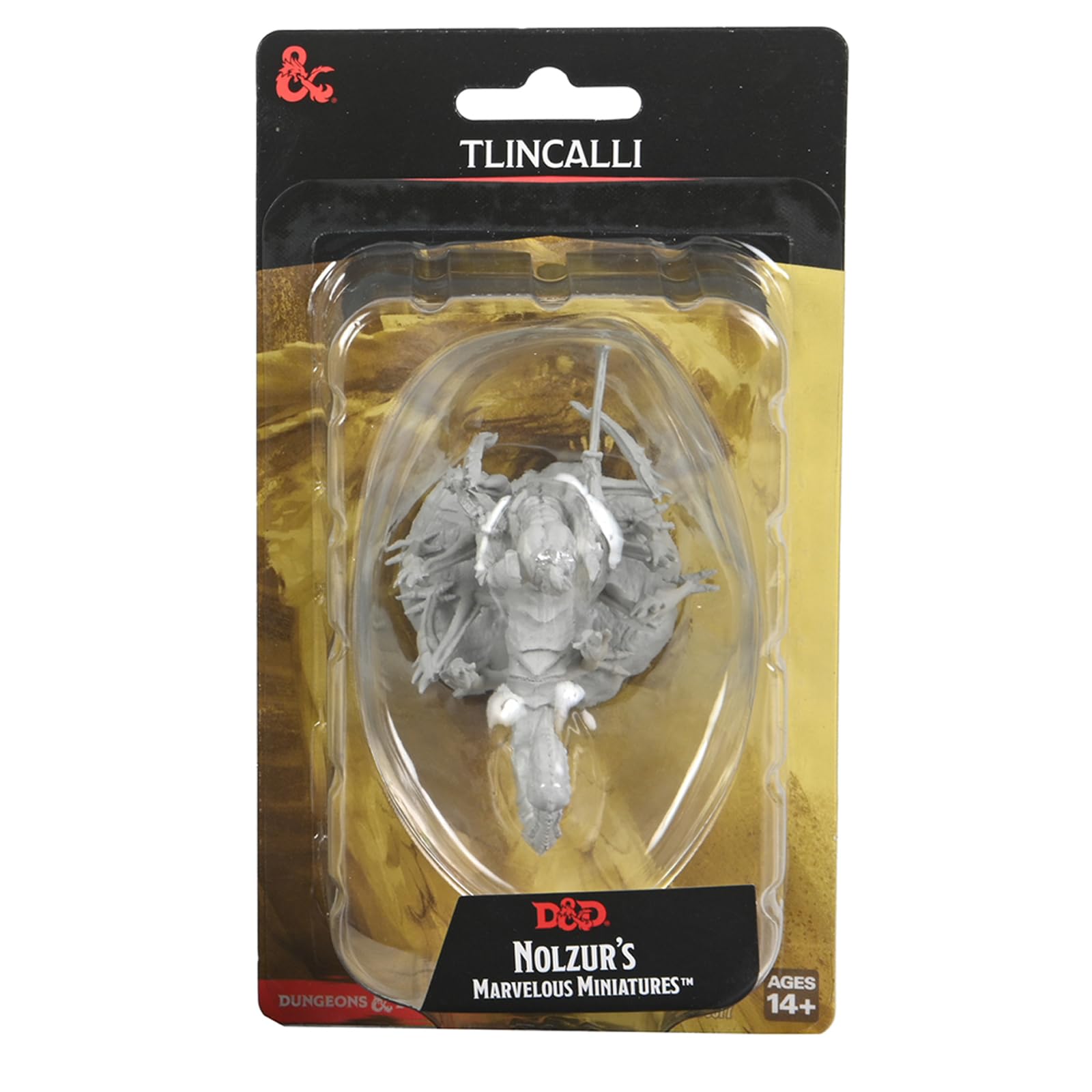 WizKids D&D Nolzur's Marvelous Miniatures: Tlincalli Dungeons and Dragons Unpainted Miniatures