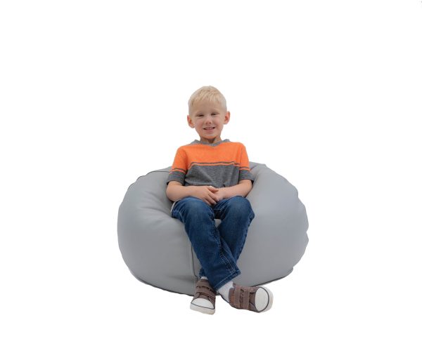 26" Round Bean Bag - Gray