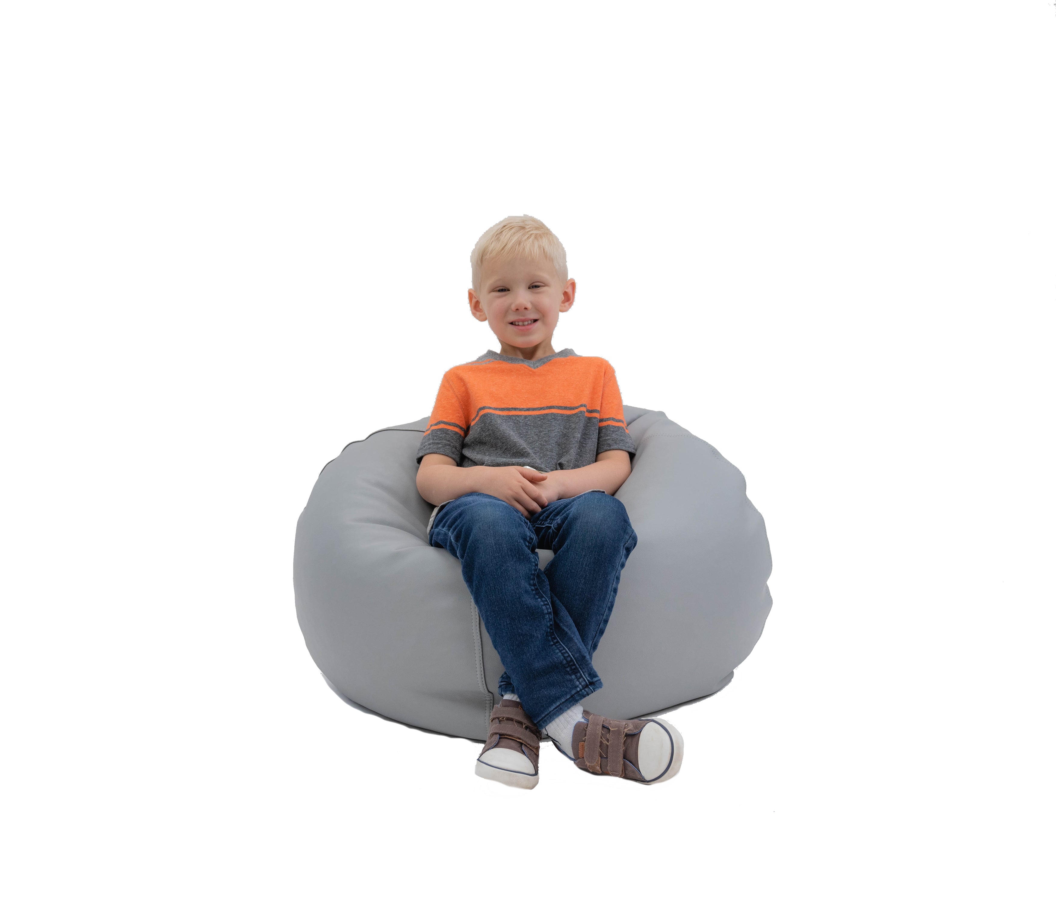 26" Round Bean Bag - Gray