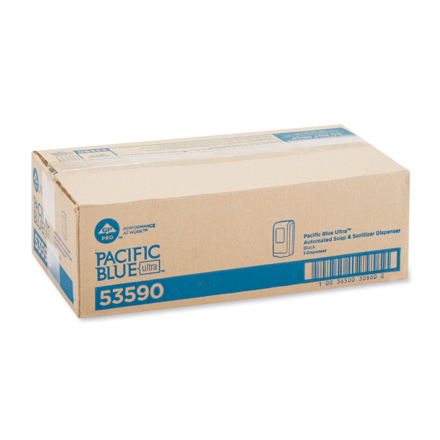 Automatic - Touch-free, Durable, Hygienic, Site Window - Black - 1 Carton