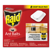 Raid Ant Baits, Red, 8 per Box