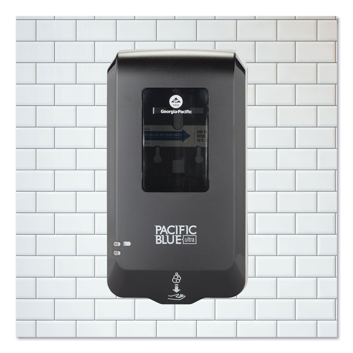 Automatic - Touch-free, Durable, Hygienic, Site Window - Black - 1 Carton